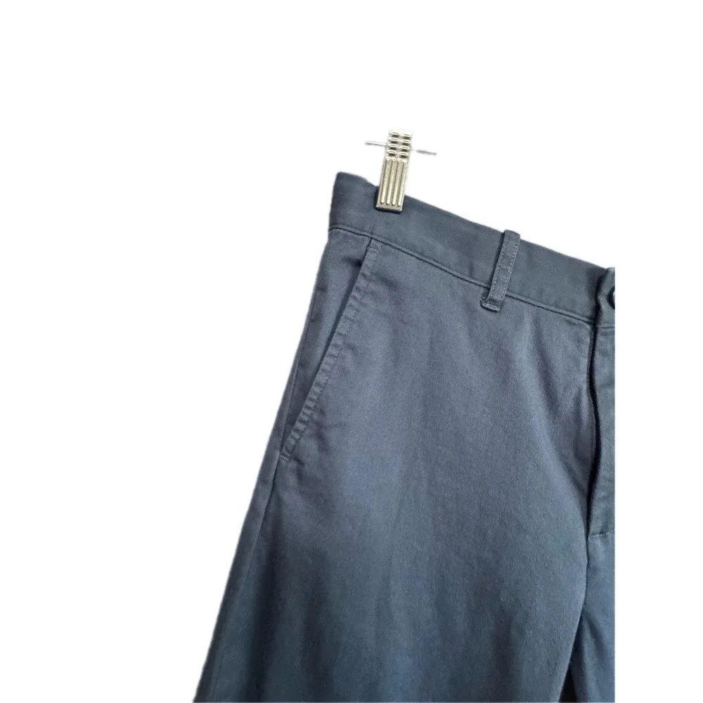 Crewcuts Chino Pants Kids Size 12 Navy‎ Blue Excellent Slim Fit Adjustable Waist